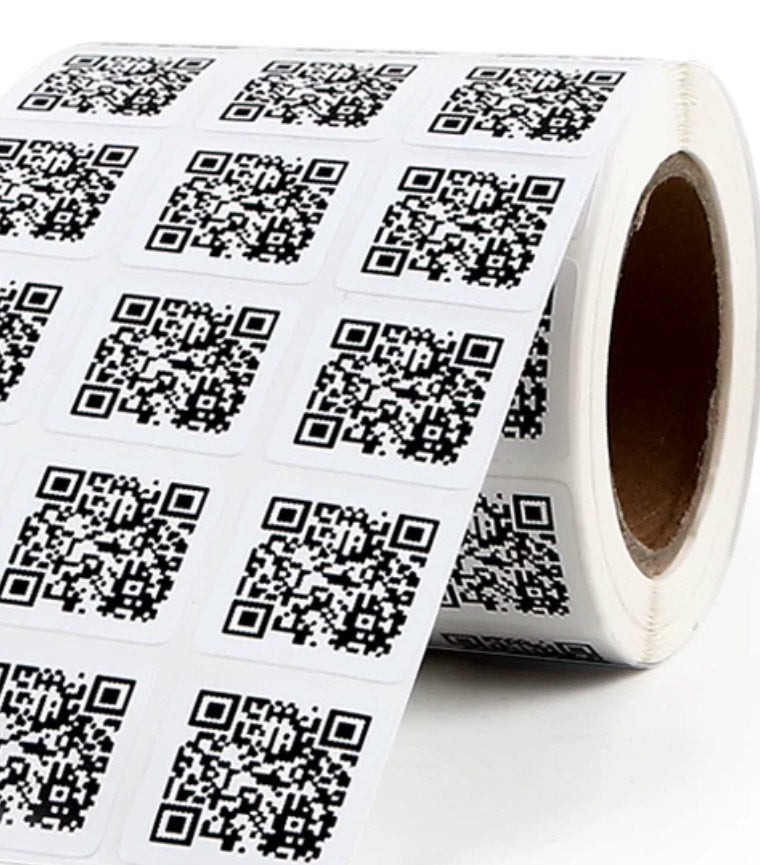 Custom QR Code Stickers - Smart Labels for Inventory Tracking, Marketing & Contactless Payments