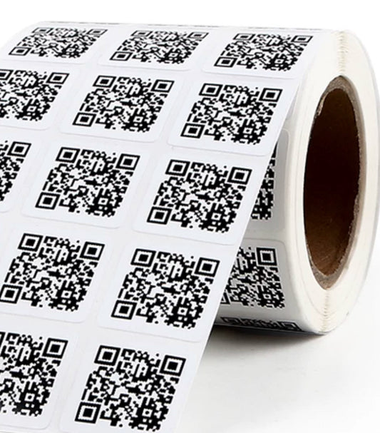 QR code labels, Custom Qr Sticker